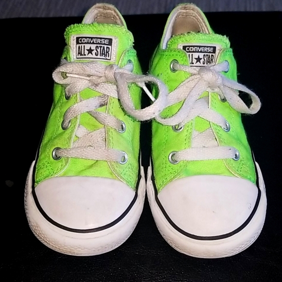 lime green chuck taylors